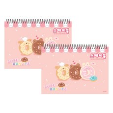 ibis 甜甜圈素描本 CR-女 12726, 35張, 8開, 2個