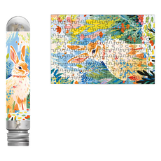 超迷你房屋 試管 高難度 成人 迷你拼圖, 153件, 1個, 兔子