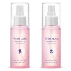 나인포인트 퍼퓸 모이스처 바디미스트 화이트 머스크, 2개, 93ml