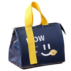 Futuro Lab 插畫防水便當袋, 藍色, 1個