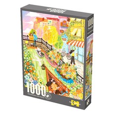 제이앤케이 화려한 배경의 퍼즐, 상품 21, 1개, 1000피스