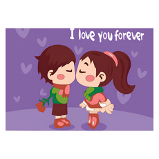 Momofix Painting DIY 油畫彩繪 10 x 15 cm, 1套, A23 我愛你