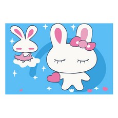 Momofix Painting DIY 油畫彩繪 10 x 15 cm, 1套, A20 夢想兔