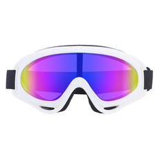 Robroco 運動防震防風冬季滑雪彩膜鏡片護目鏡, 白色, 1個