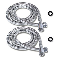 B&Home 金屬淋浴軟管 2入, 銀色, 2m