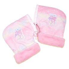 WINGHOUSE 美樂蒂三麗鷗自行車滑板車手套雙手穿戴組, 1套, 粉紅色