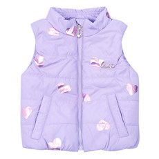 French Cat 女童款愛心印花填充背心 N6