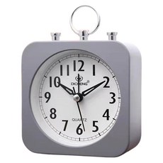 DICHENG Topia 舒適桌鐘 003 方形, 灰色