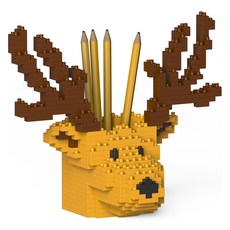 魯道夫積木筆筒 S, 黃色, 1個