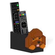 貴賓狗遙控器支架積木 S, 混合色, 1個