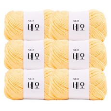 네오 뜨개실, 04 연오렌지, 6개