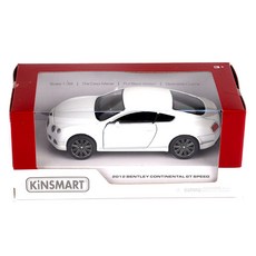 KiNSMAR 2012 賓利 Continental GT Speed 汽車 KT5369, 白色, 1個