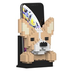 吉娃娃手機支架積木 S, 混合色, 1個