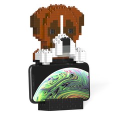 拳擊手手機支架積木 S, 混合色, 1個