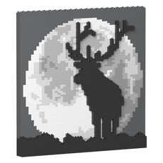 魯道夫圖案聖誕積木 S, 混色, 1個