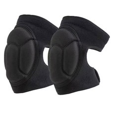 Robrococo冬季滑雪滑板防滑墊護膝, 黑色, 2個