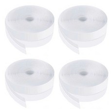 防變黃矽膠透明門縫條 寬版 35mm x 5m, 4個