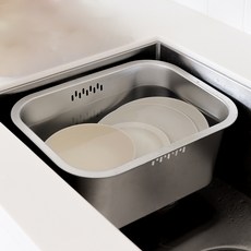 Nature Living 不鏽鋼方形洗碗桶 10L, 單色, 1個