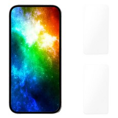 디자인플러스 고투명 9H 강화필름 전면보호필름 2p 세트, 1세트