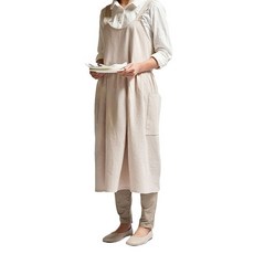 soonZAM 花藝師蕾絲圍裙, 象牙白, 1個