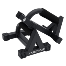 HARDYROAR 三角形鋼製俯臥撐支架 2入, 黑色, 單一商品