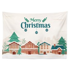 Arty Home 聖誕快樂掛布 法蘭絨, TYPE16, 1個