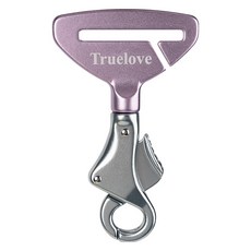 Truelove Titi Pet 狗狗車用安全帶扣環, 淺紫色, 1個