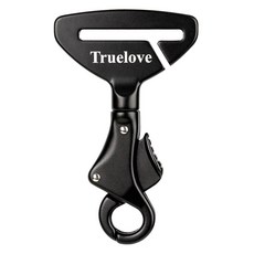 Truelove Titi Pet 狗狗車用安全帶扣環, 黑色, 1個