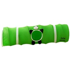 Cat's Dream 大眼睛網紗堅固可折疊貓咪玩具隧道 00168 80cm, 綠色, 1個