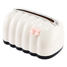 Pocoey 感性緞帶面紙盒, 1個, 混合色