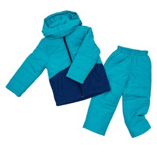 Afreeder 兒童方形縫線滑雪服上下套裝