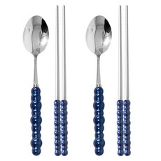 泡泡餐具2套組 S180, 1套, 海軍藍