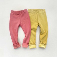 兒童四向彈力人造貂皮內搭褲 2件組