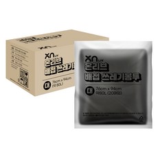 온리브 배접 재활용 쓰레기봉투 검정, 500개, 80L