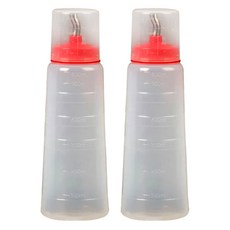 리빙패밀리 뚜껑 스텐 누드소스통, 2개, 530ml