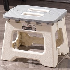 리브리카 휴대용 접이식 간이 보조 폴딩 체어 중, 그레이, 1개