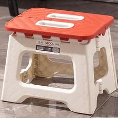 앞날창창 휴대용 접이식 간이 보조 폴딩 체어 대, 레드, 1개