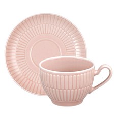 셀트만바이덴 아미나 에스프레소 컵 0.11L + 소서 세트, 로즈, 1세트