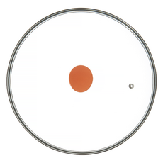 GENIAL Cucina 強化玻璃鍋蓋 蜜桃橘, 28cm, 1個