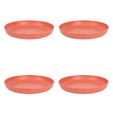 圓形多功能托盤, 紅色, 4個