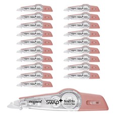 monAmi 可替換式修正帶 SWIP+, 20個, 珊瑚色