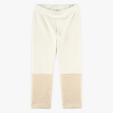 BERRYMAY 女童毛絨撞色刷毛保暖內搭褲