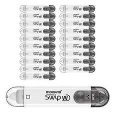 monAmi 雙頭型修正黏著帶 SWIP W, 白色, 20個