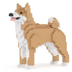 JEKCA 珍島犬小狗積木 S, 混合顏色