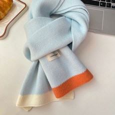 Paperments 摩登甜美撞色圍巾 12417