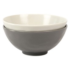 Sol 大碗 2件組, 1套, 奶油色, 灰色, 大碗 2件