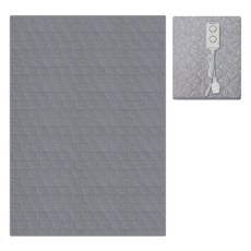 bebenuvo 可拆式外罩溫熱電熱毯 灰色鬱金香 防水 + 專用洗衣袋套組, 家庭(200 x 150 cm)