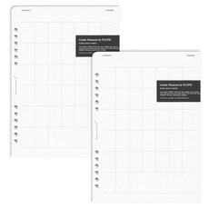 PLEPIC Up-down 留言便條本補充內頁 標準日曆, 2個, 20入