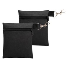 크레이트S 다용도 골프공 슬림 파우치, 블랙, 2개