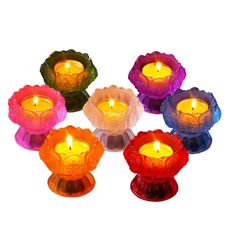 Taminayo 實用燭台7件組 小號, 白色, 紅色, 黃色, 藍色, 綠色, 紫色, 粉紅色